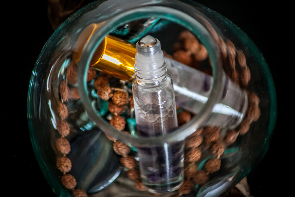 Oil-based perfume from Witch’s Brew bath and body line inspired by magical apothecary rituals