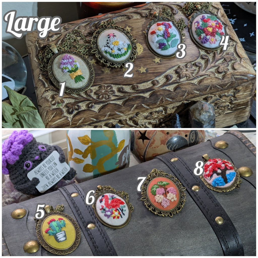 Embroidered Necklace