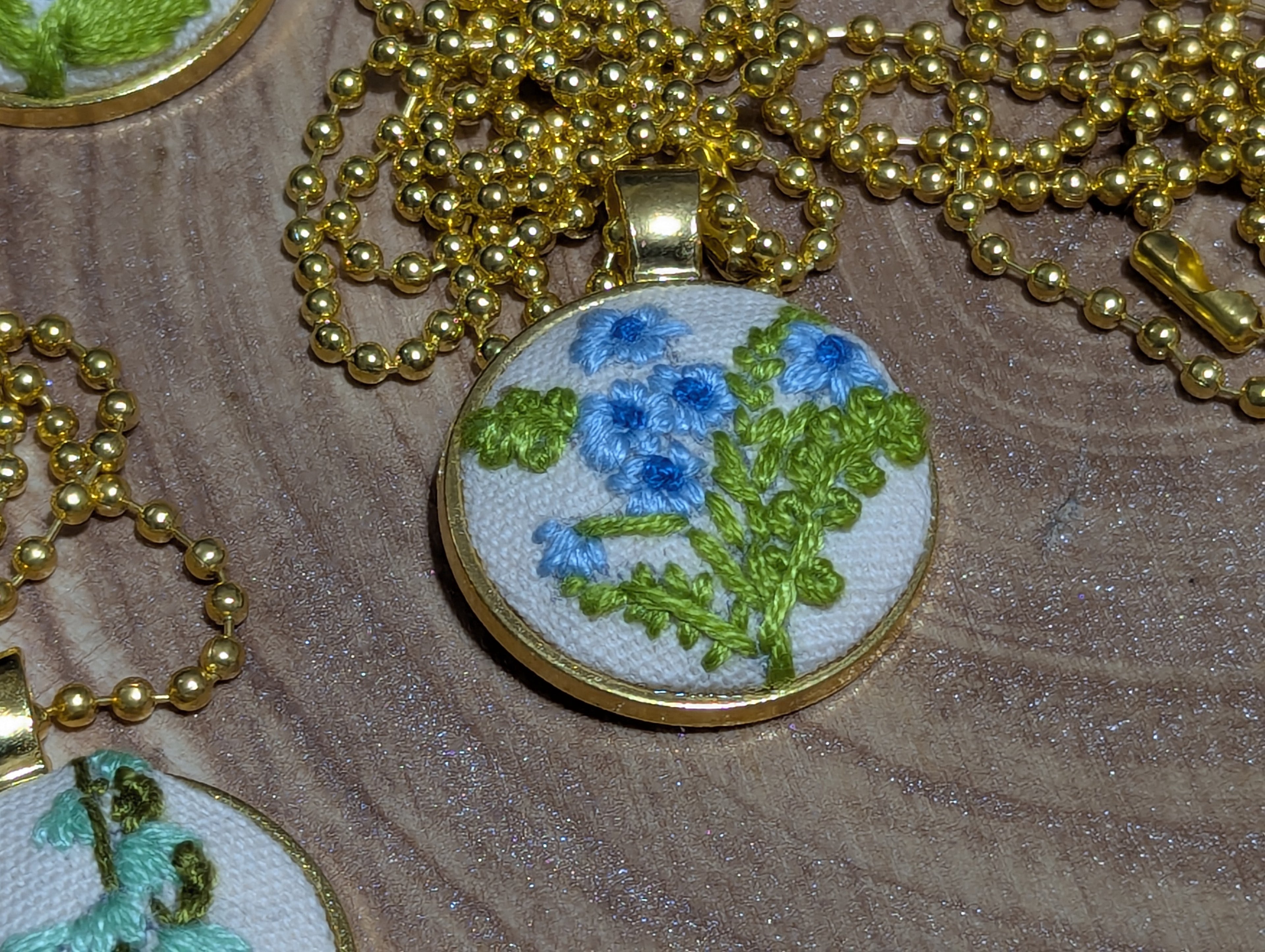 Embroidered Necklace