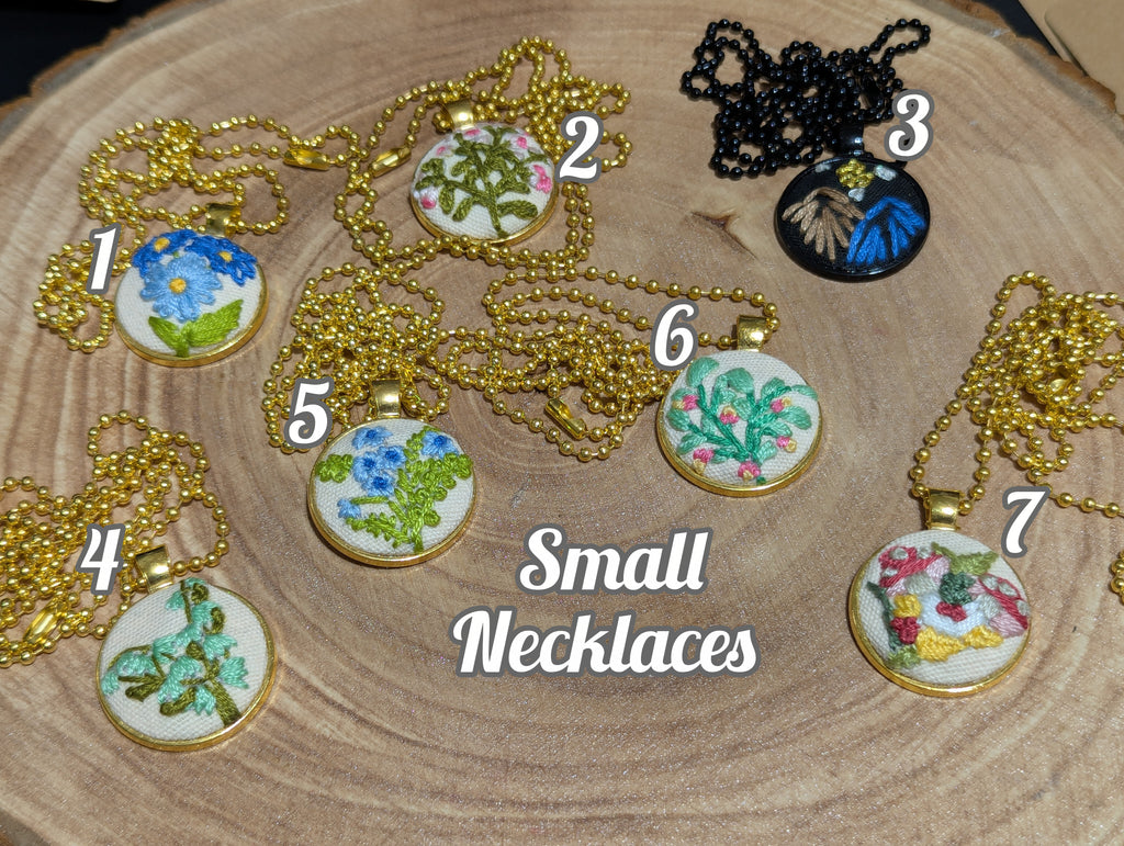 Embroidered Necklace