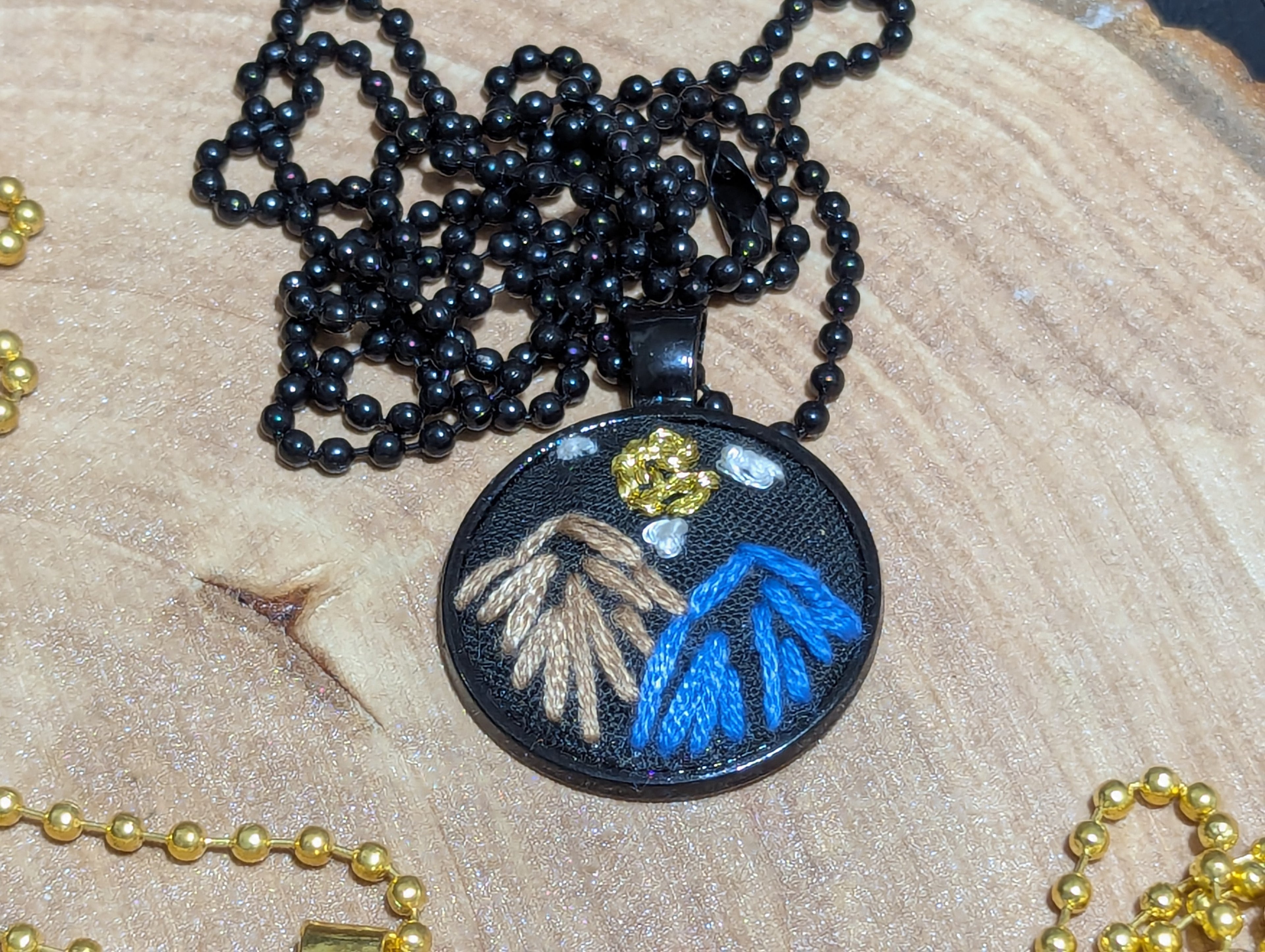 Embroidered Necklace
