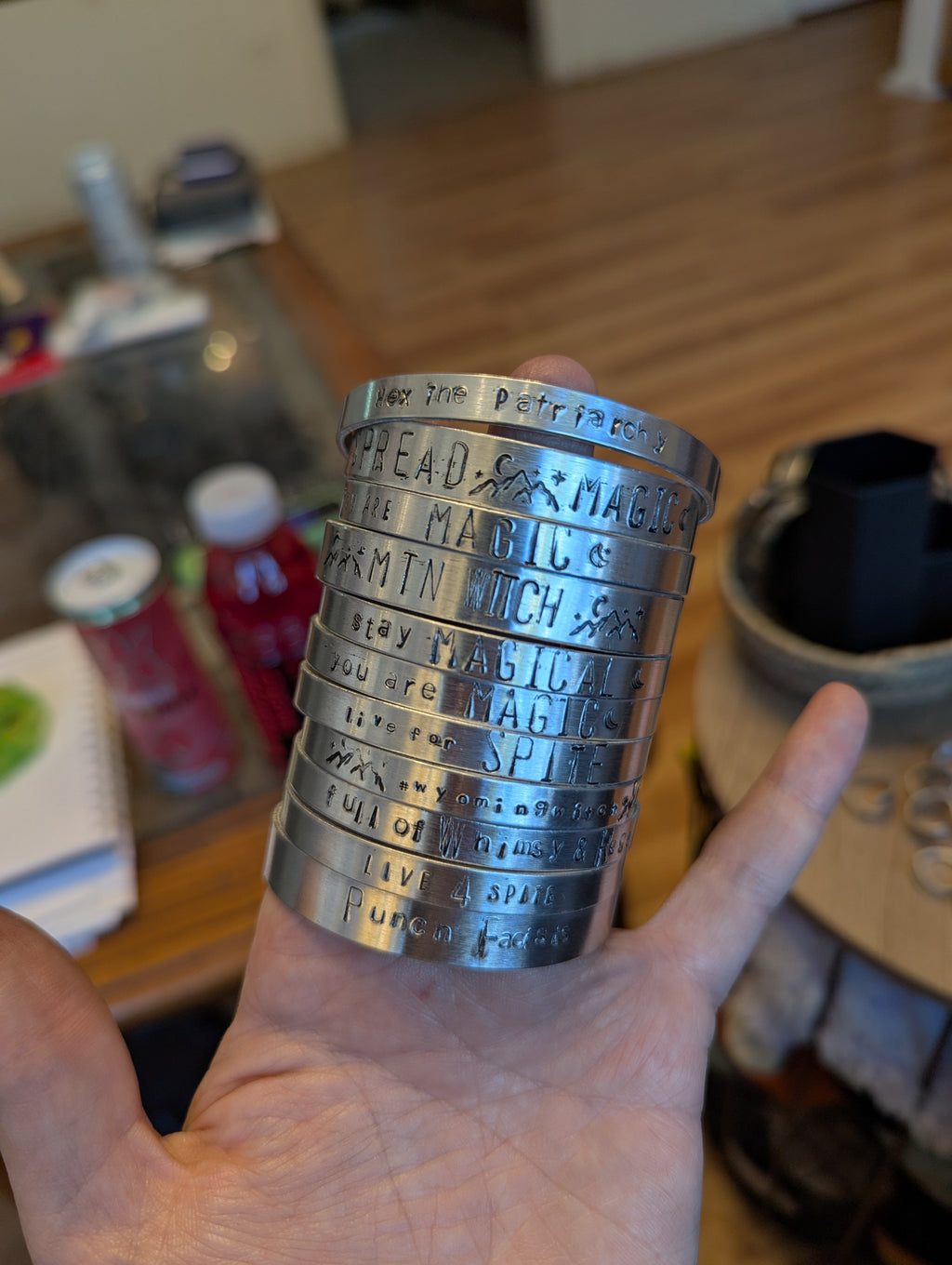 Hand stamped jewelry