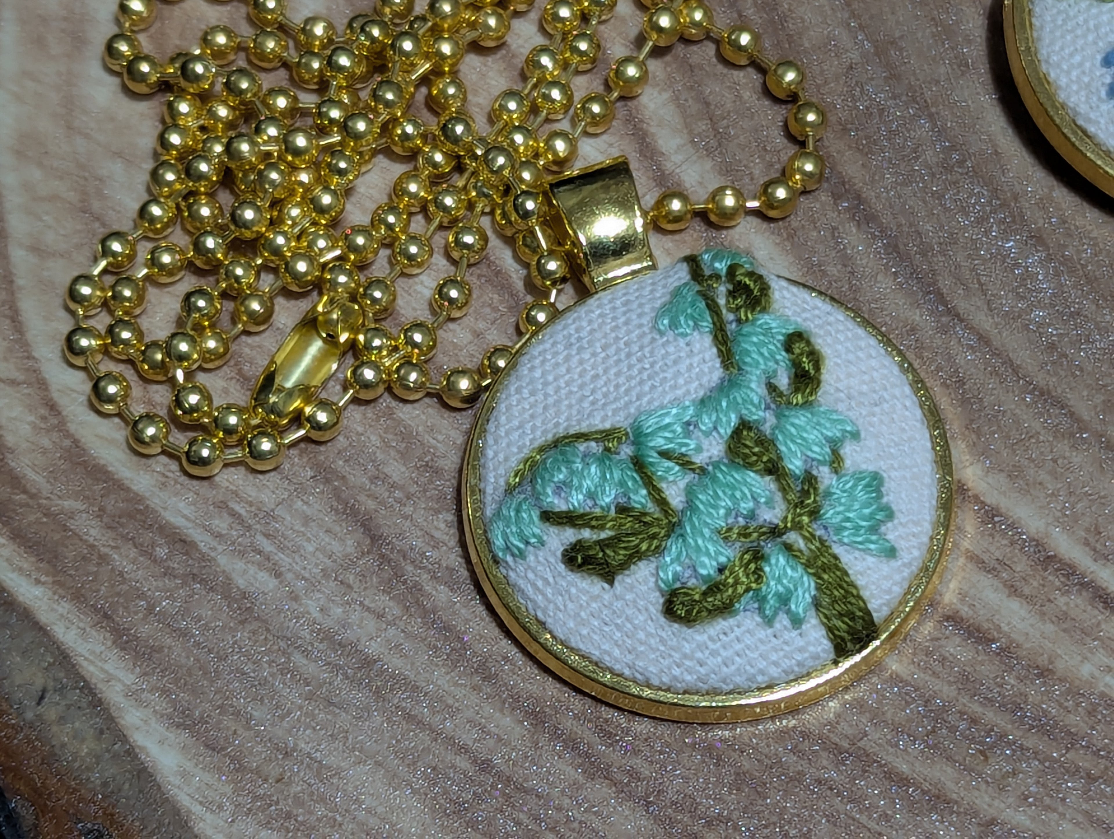 Embroidered Necklace