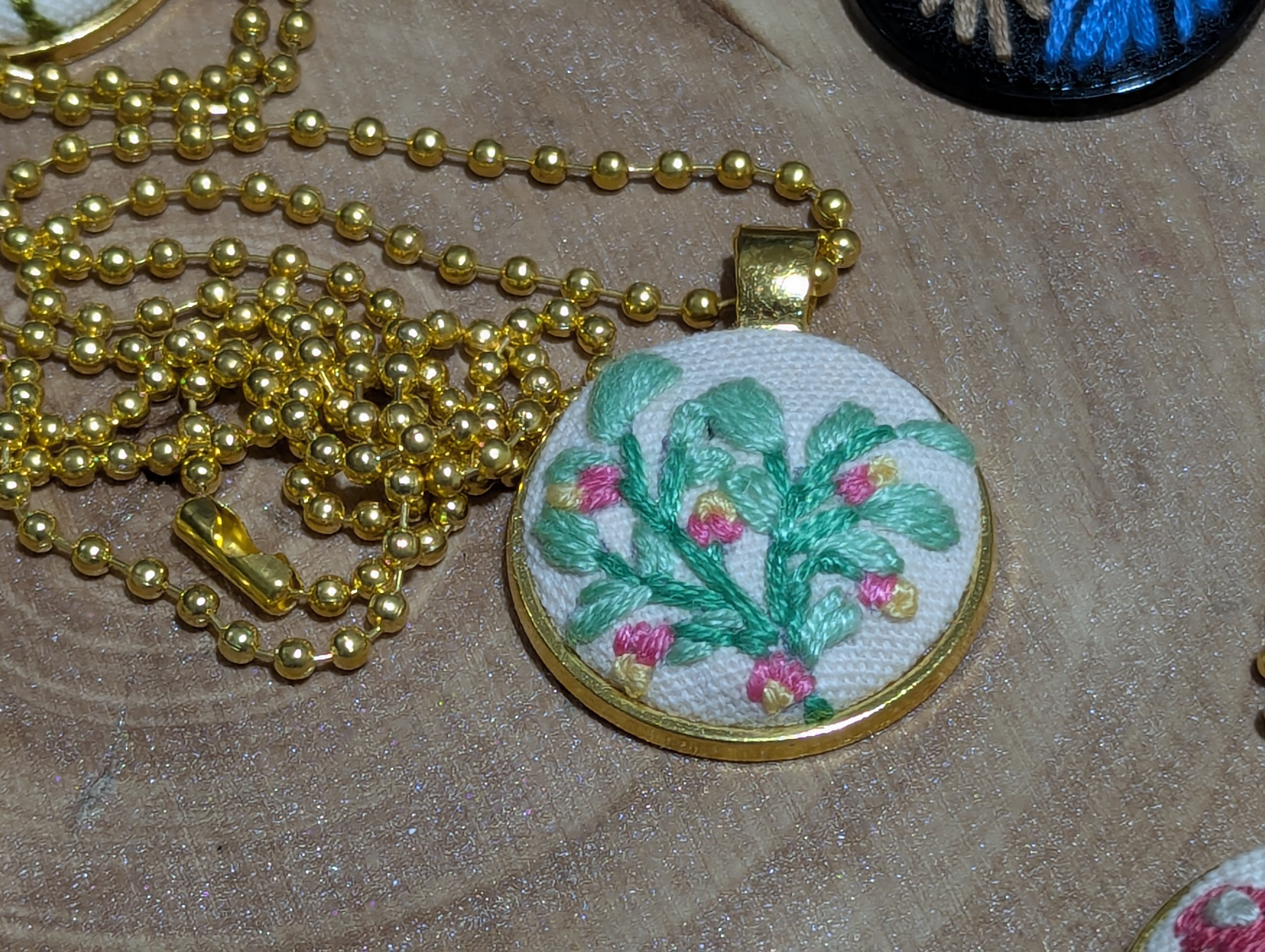 Embroidered Necklace