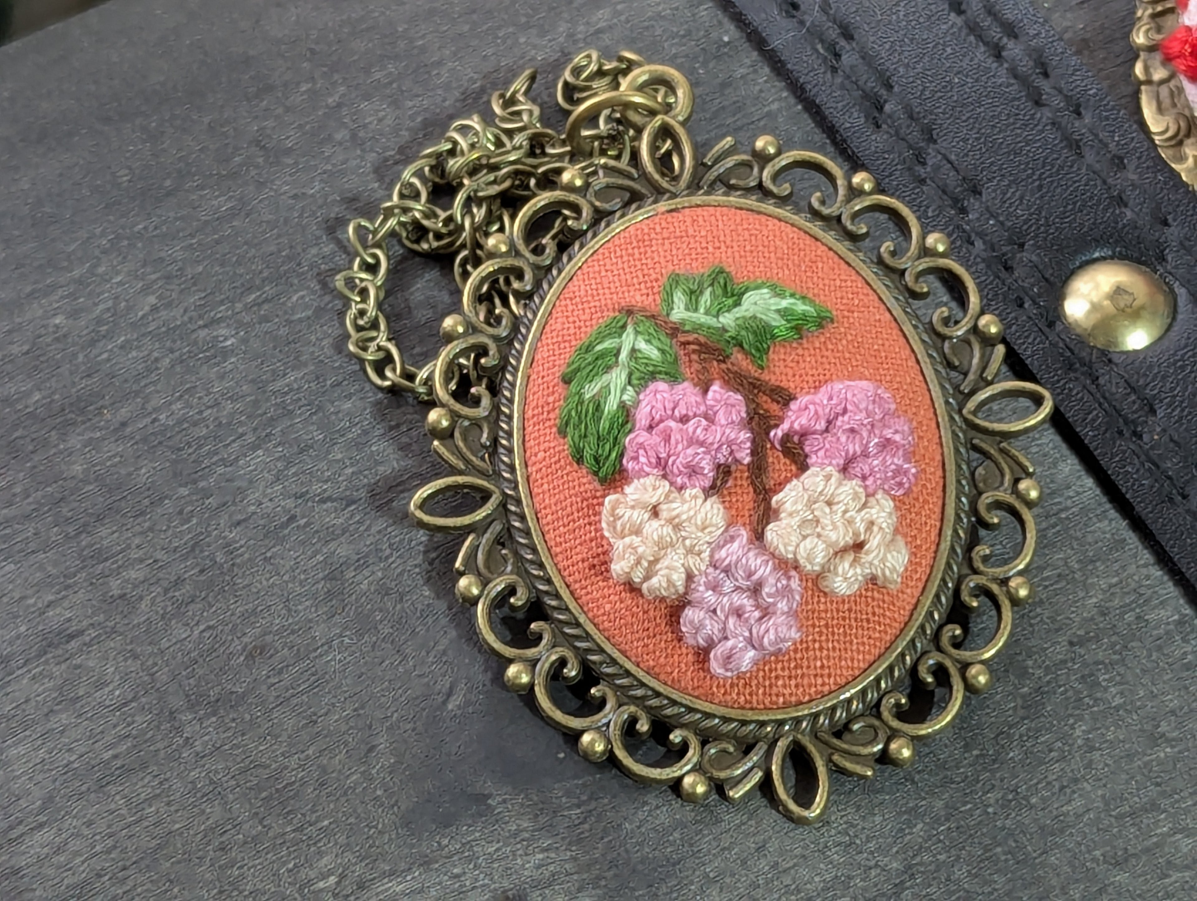 Embroidered Necklace