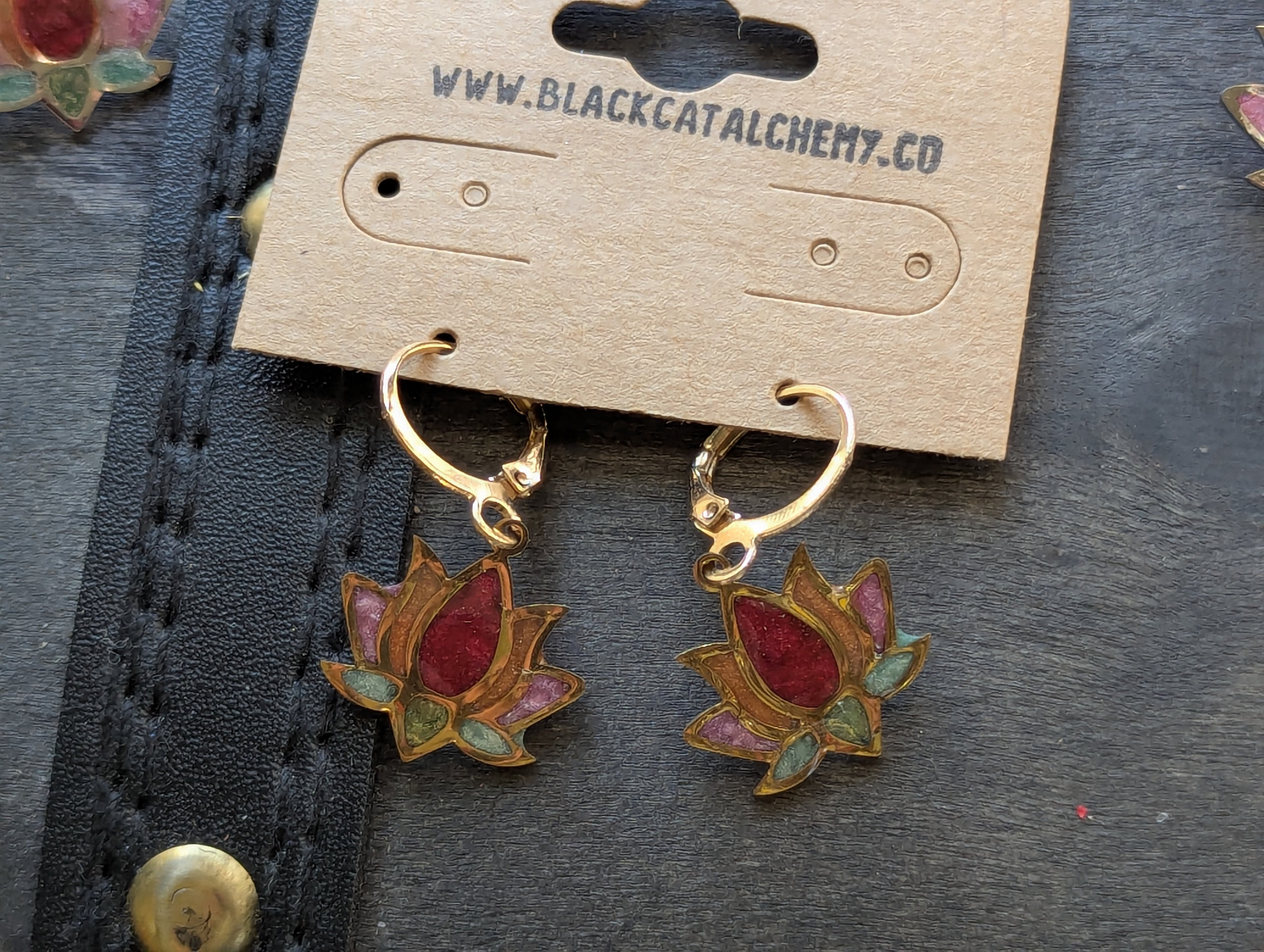 Lotus Earrings