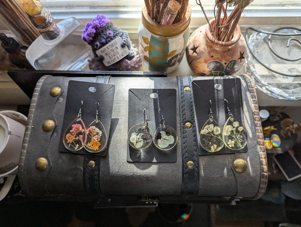 Flower earrings small