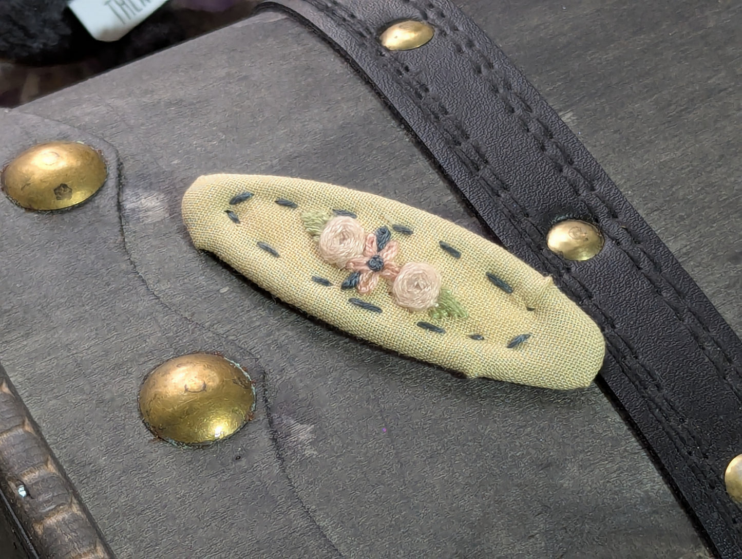 Embroidered Barrette