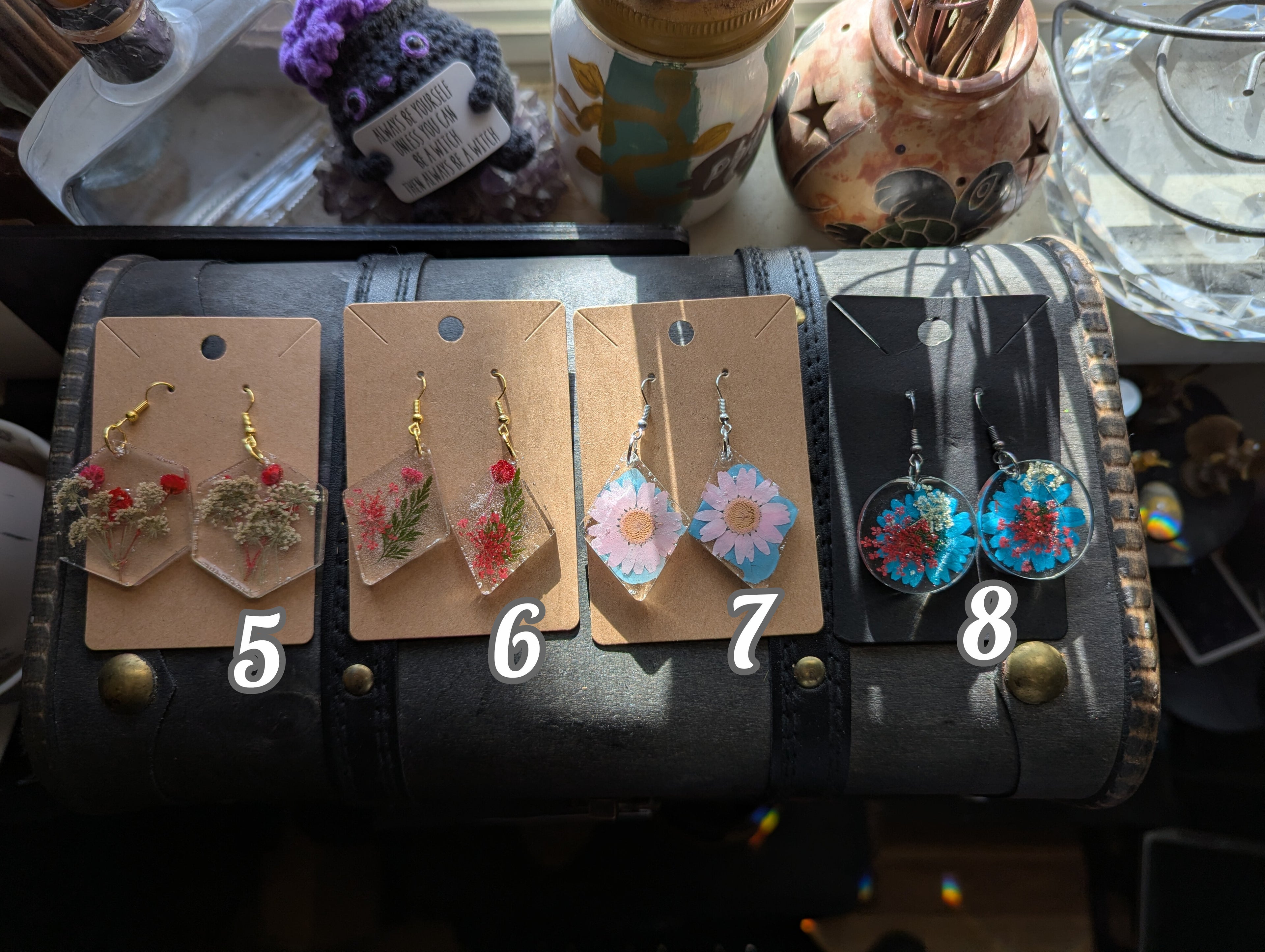 Flower earrings small