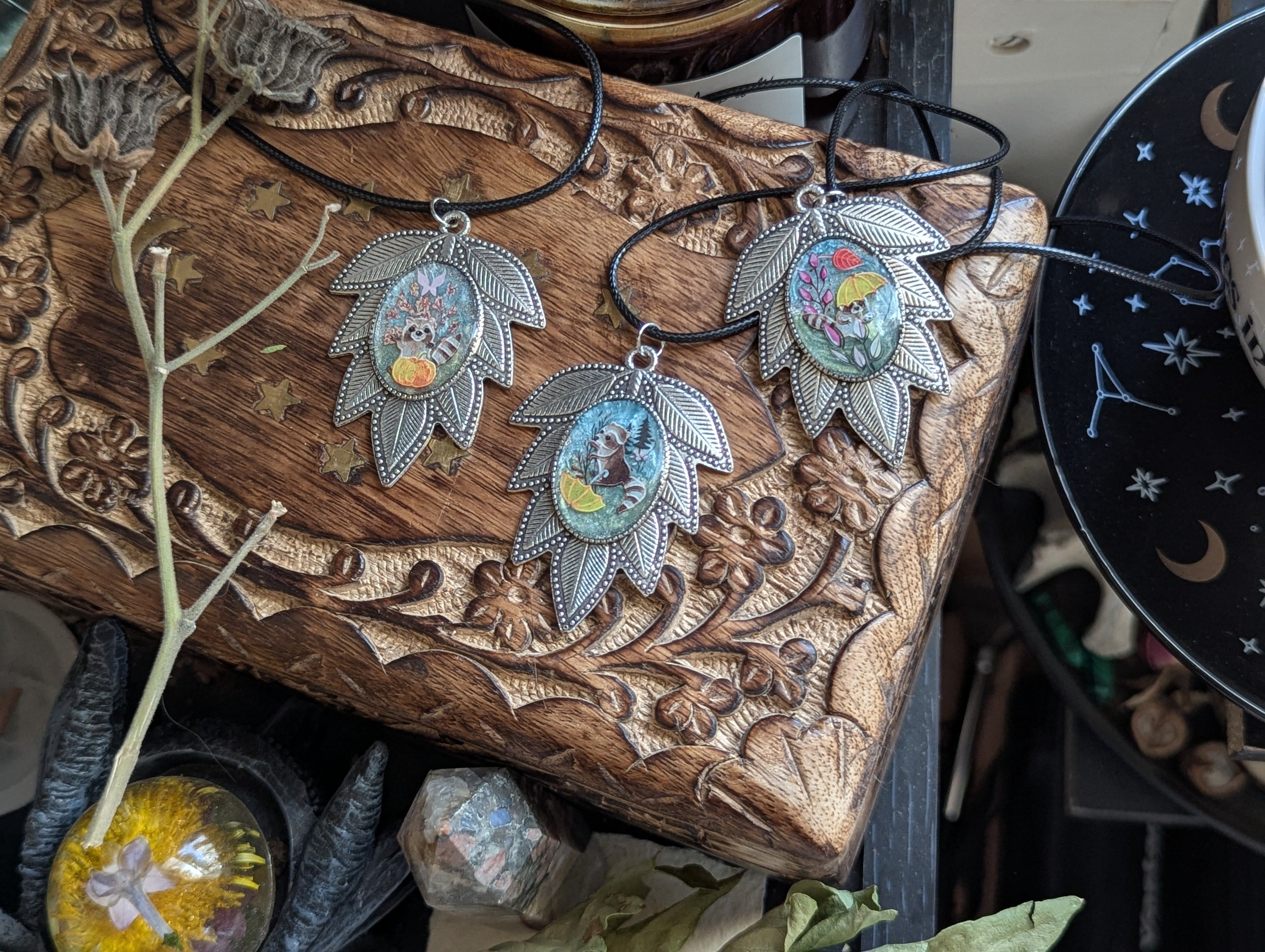 Raccoons in the garden