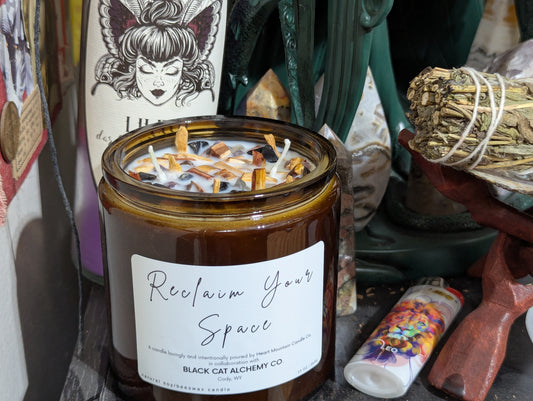 Reclaim your space candle