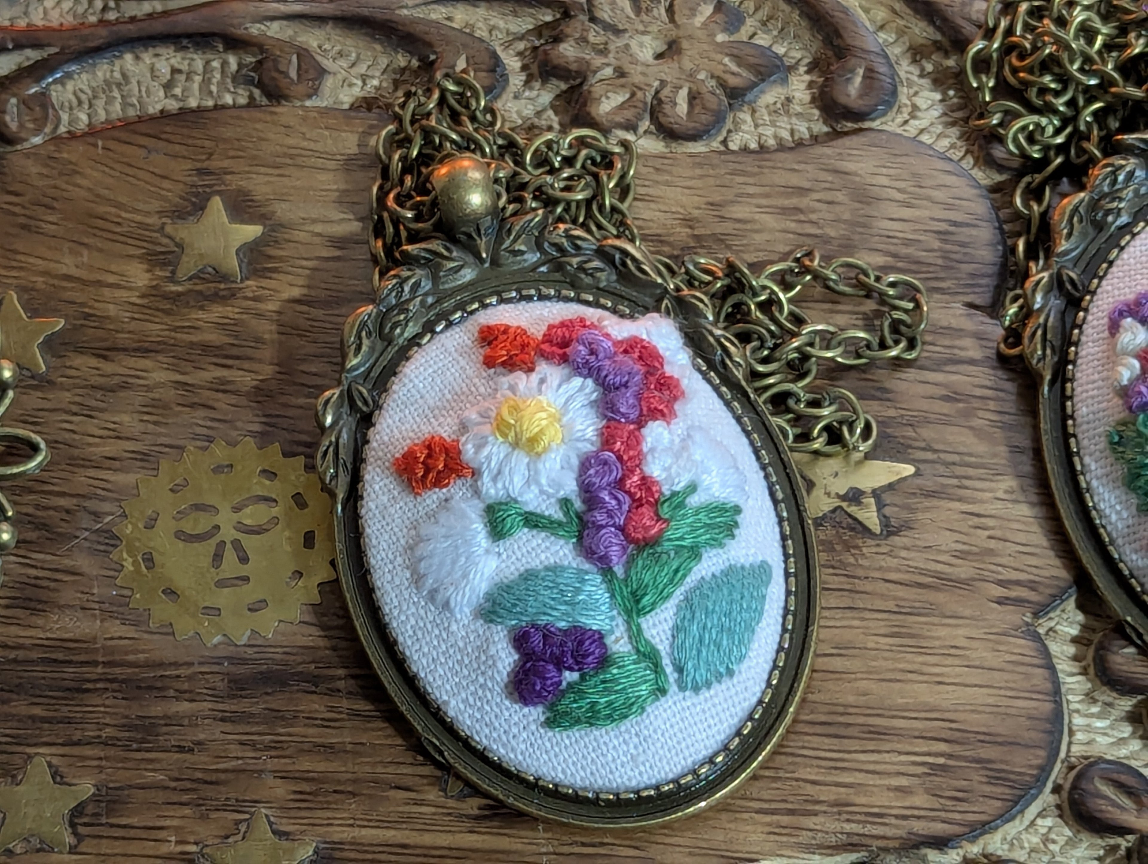 Embroidered Necklace