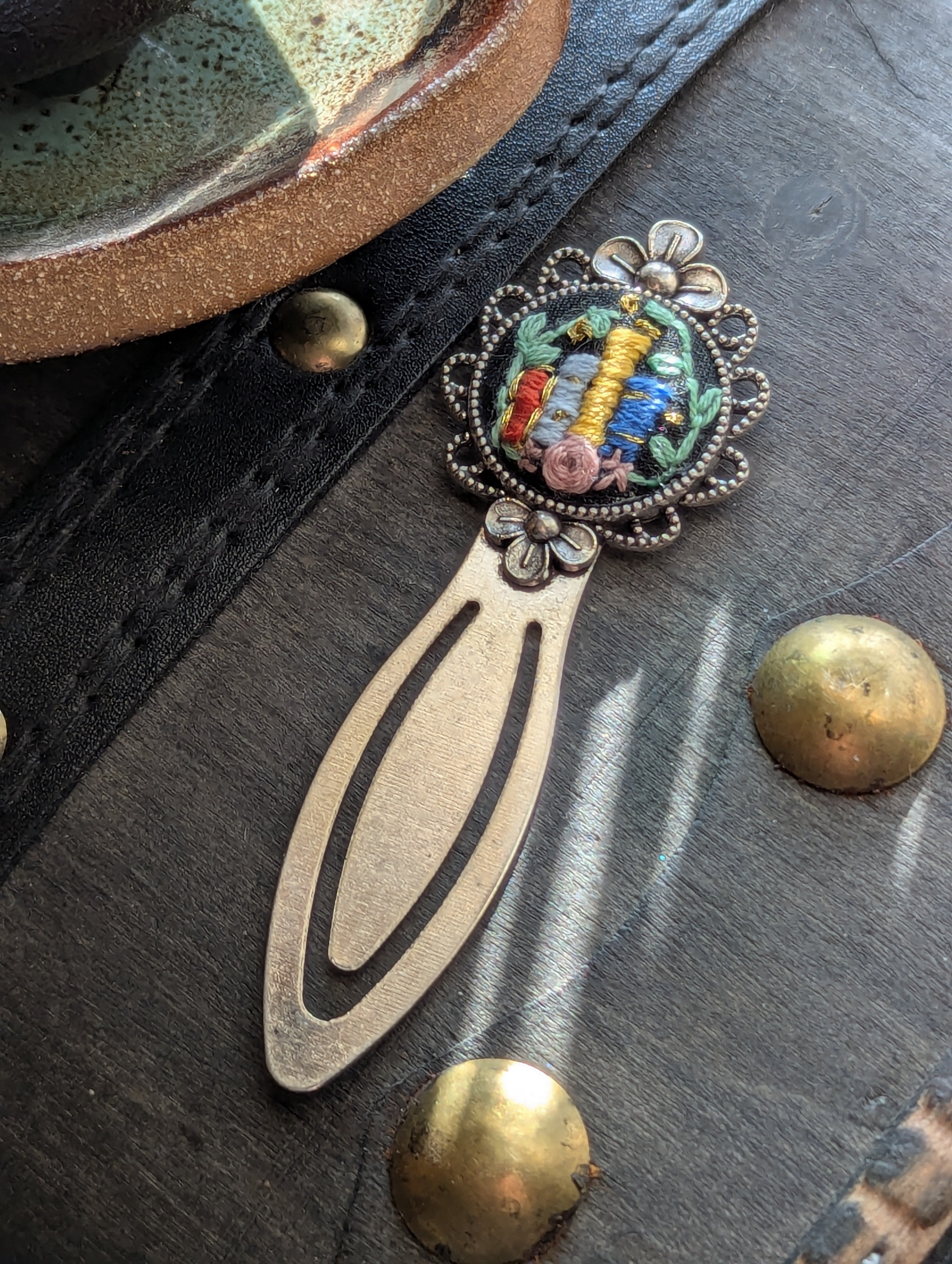 Embroidered Bookmark