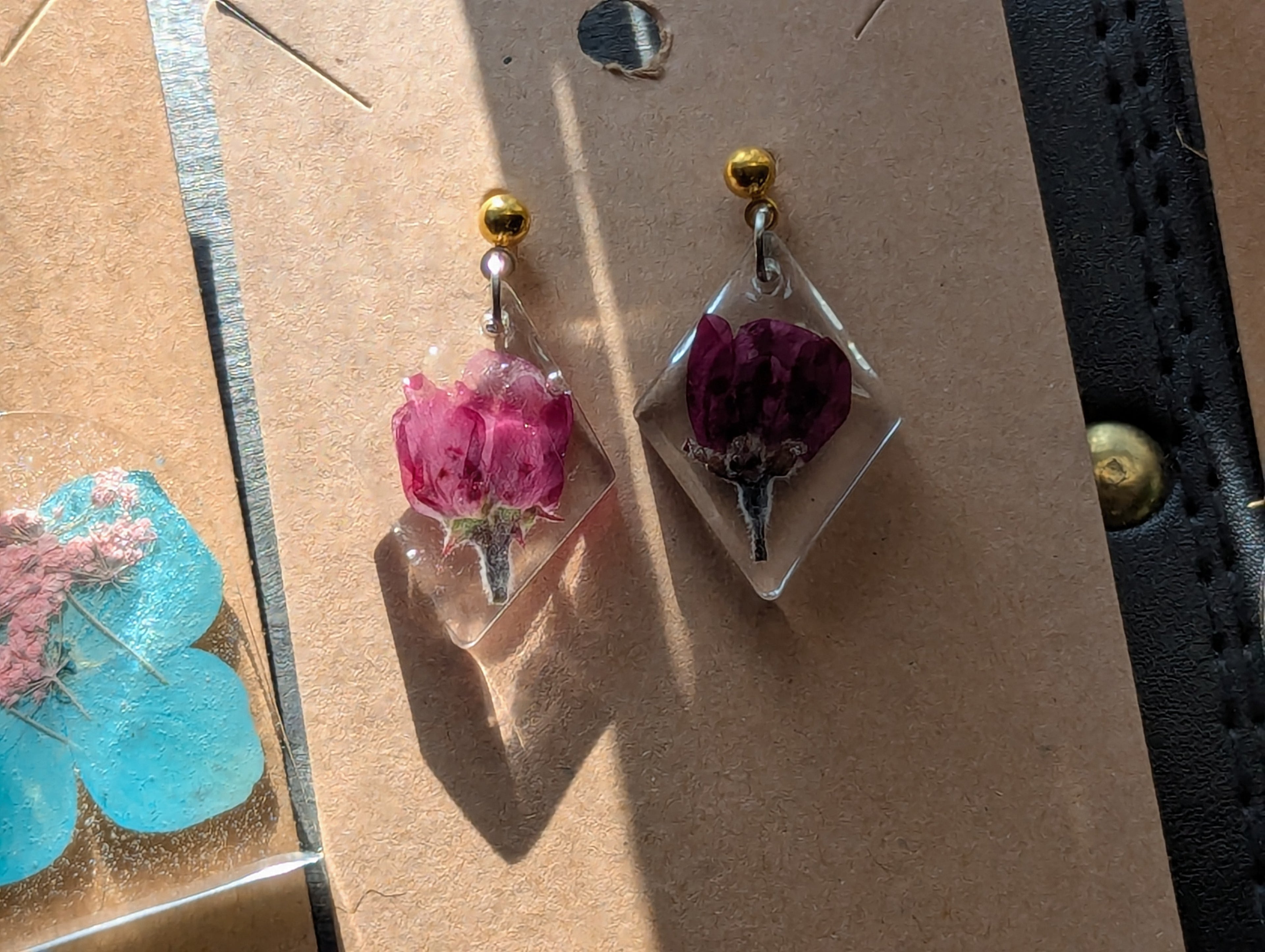Flower earrings small