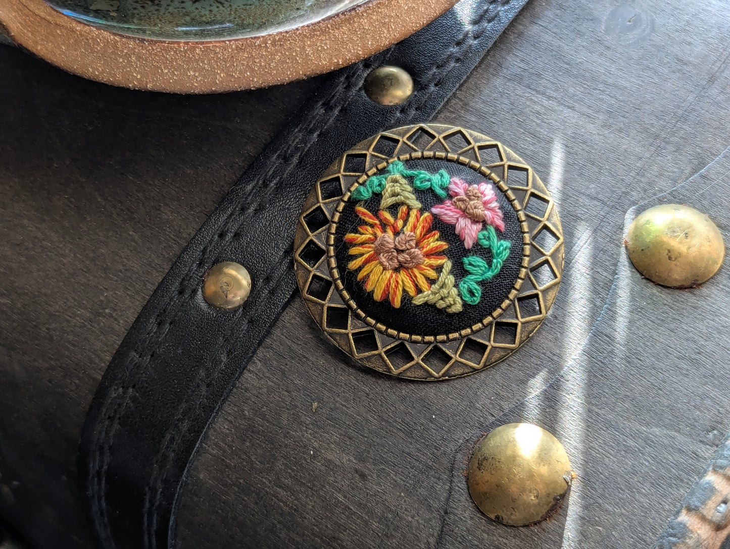 Embroidered Brooches