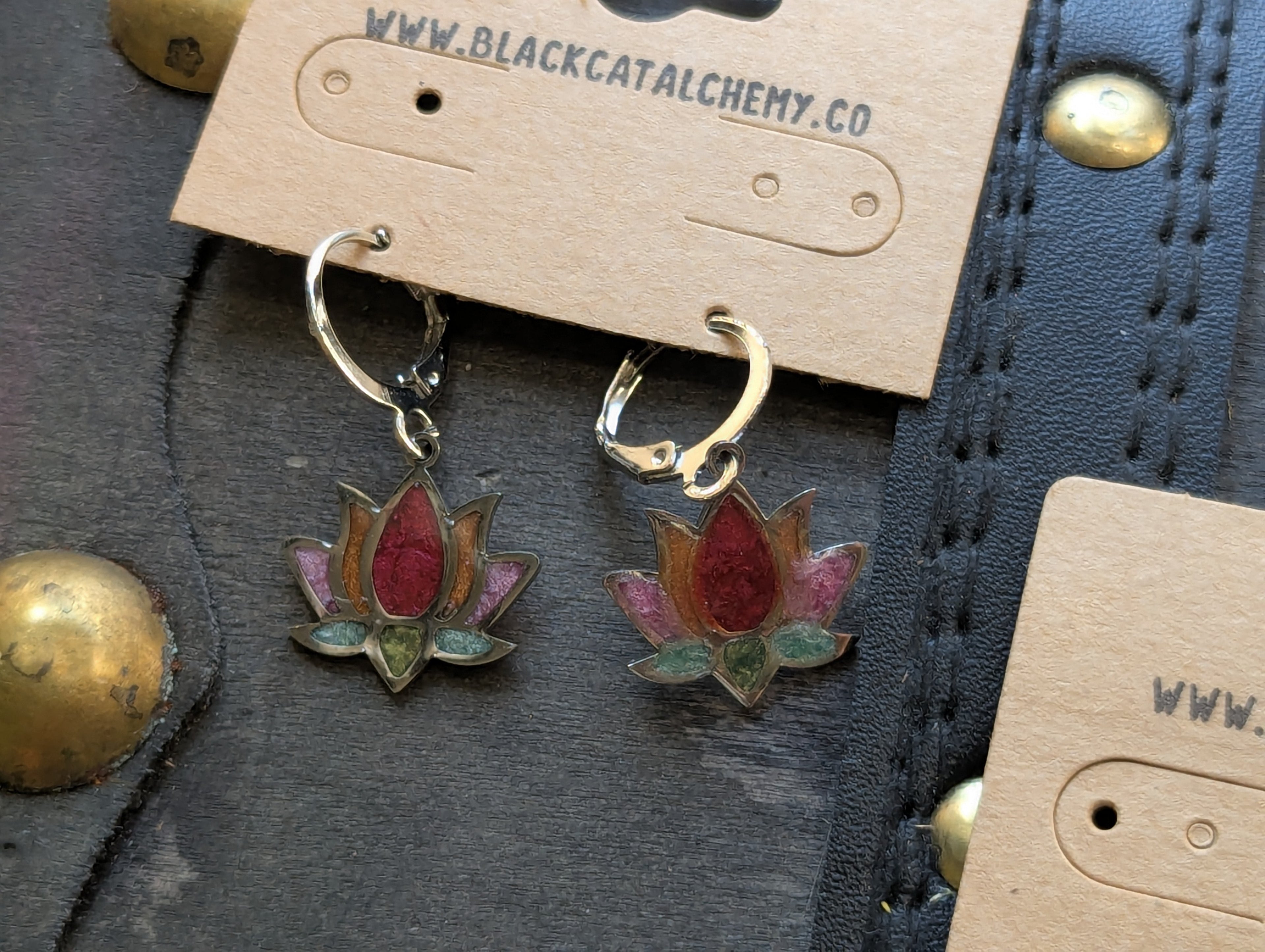 Lotus Earrings
