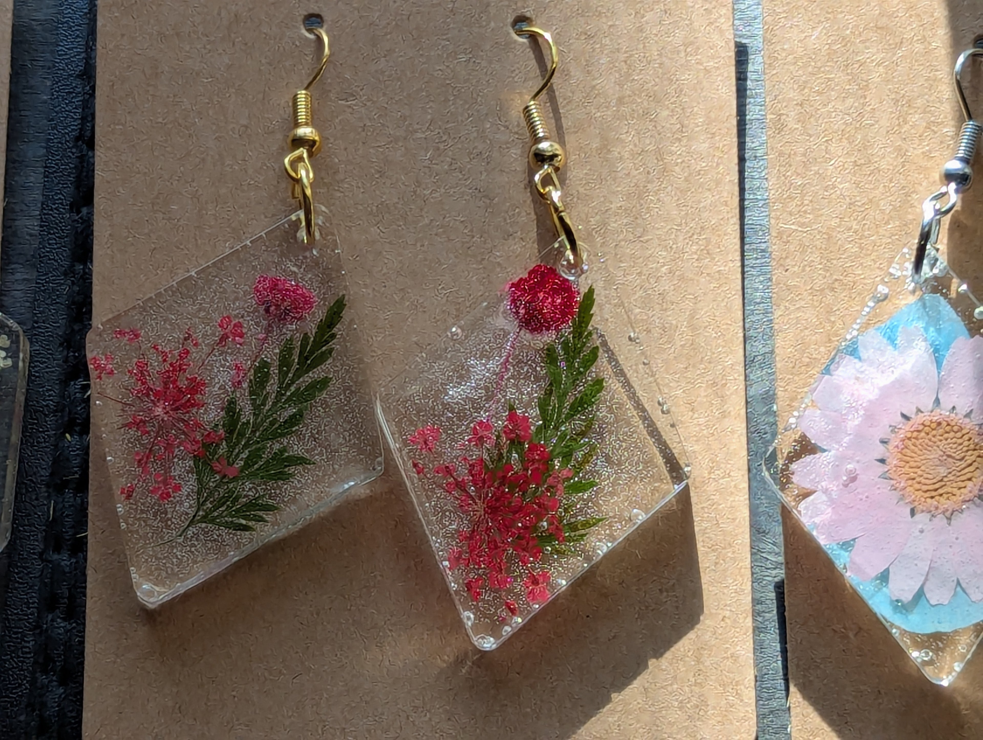 Flower earrings small