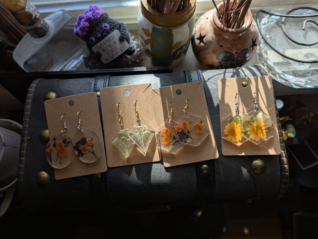 Flower earrings small