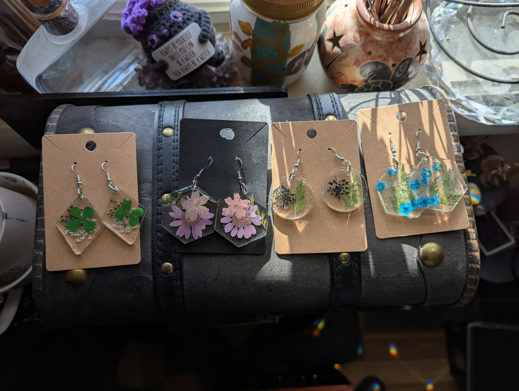 Flower earrings small