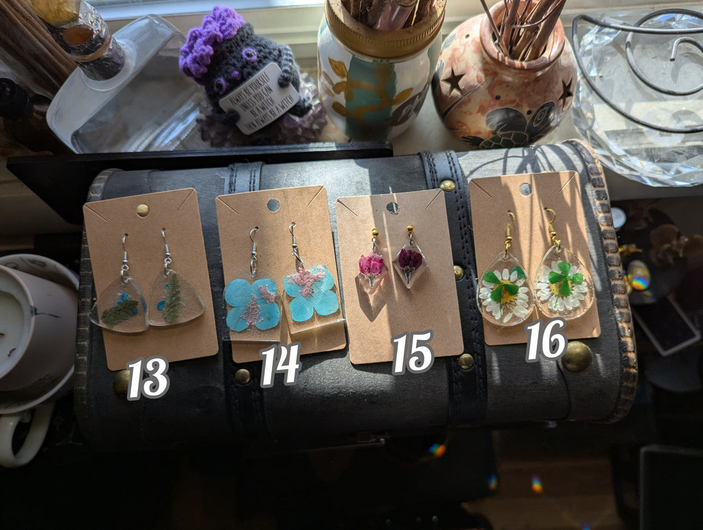 Flower earrings small