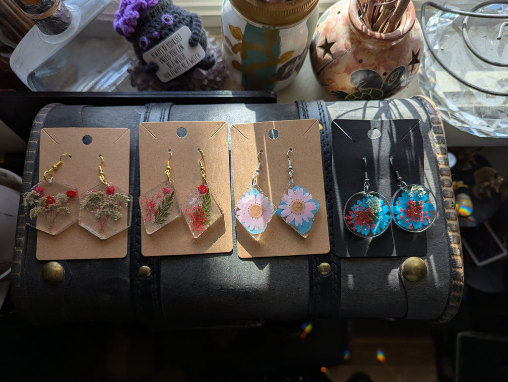 Flower earrings small