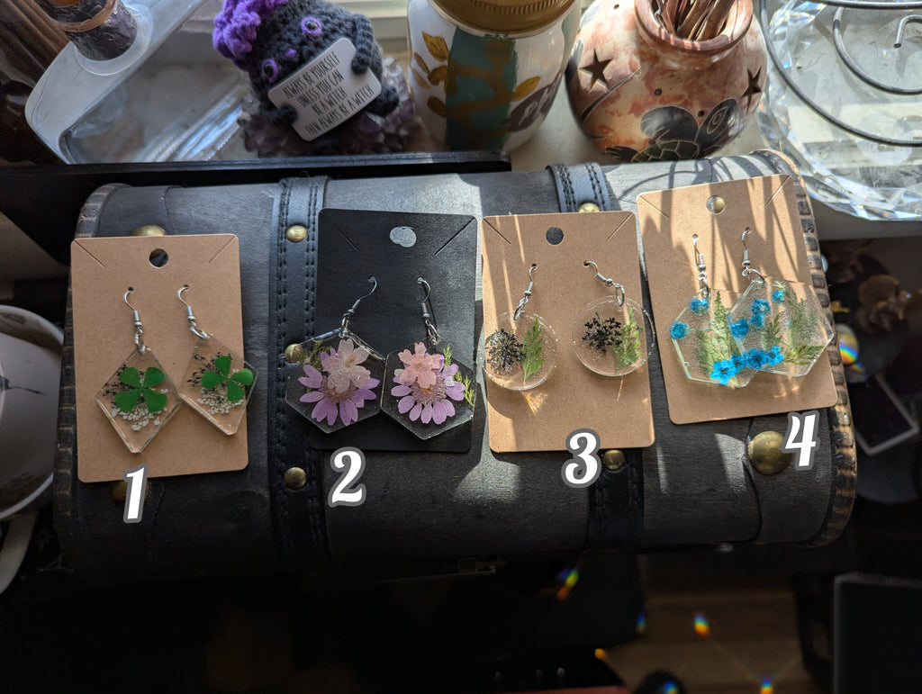 Flower earrings small