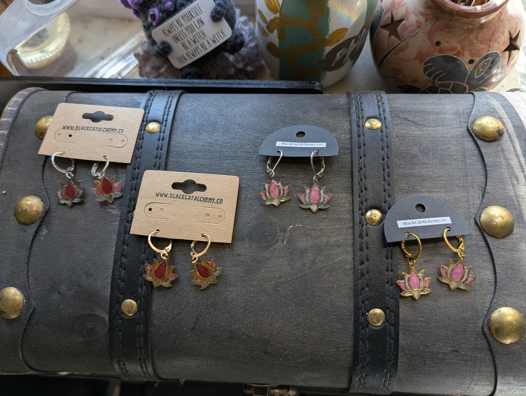 Lotus Earrings