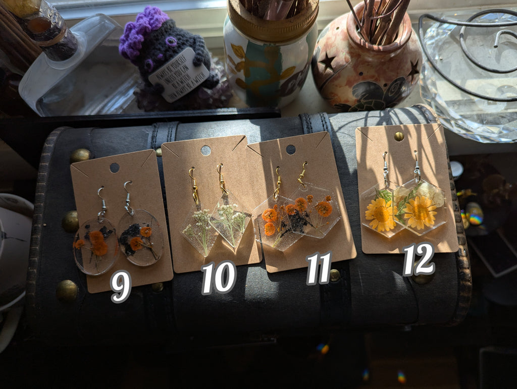 Flower earrings small