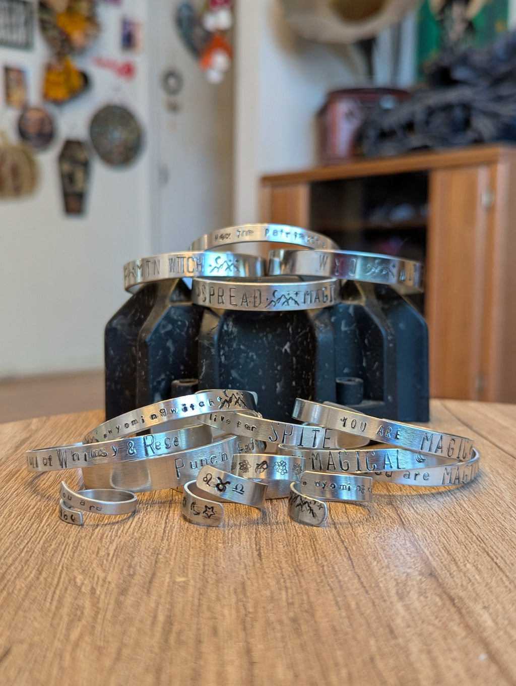 Hand stamped jewelry