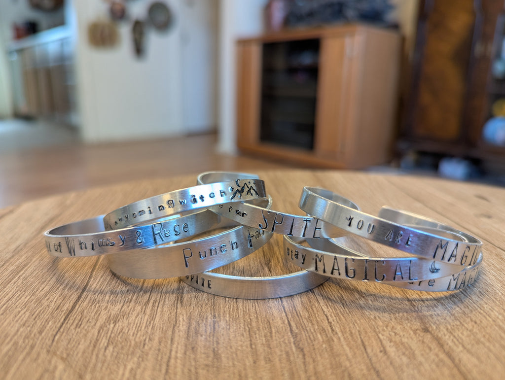 Hand stamped jewelry